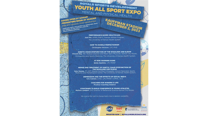 Royals Sports Dev Youth Expo Tomorrow at the K